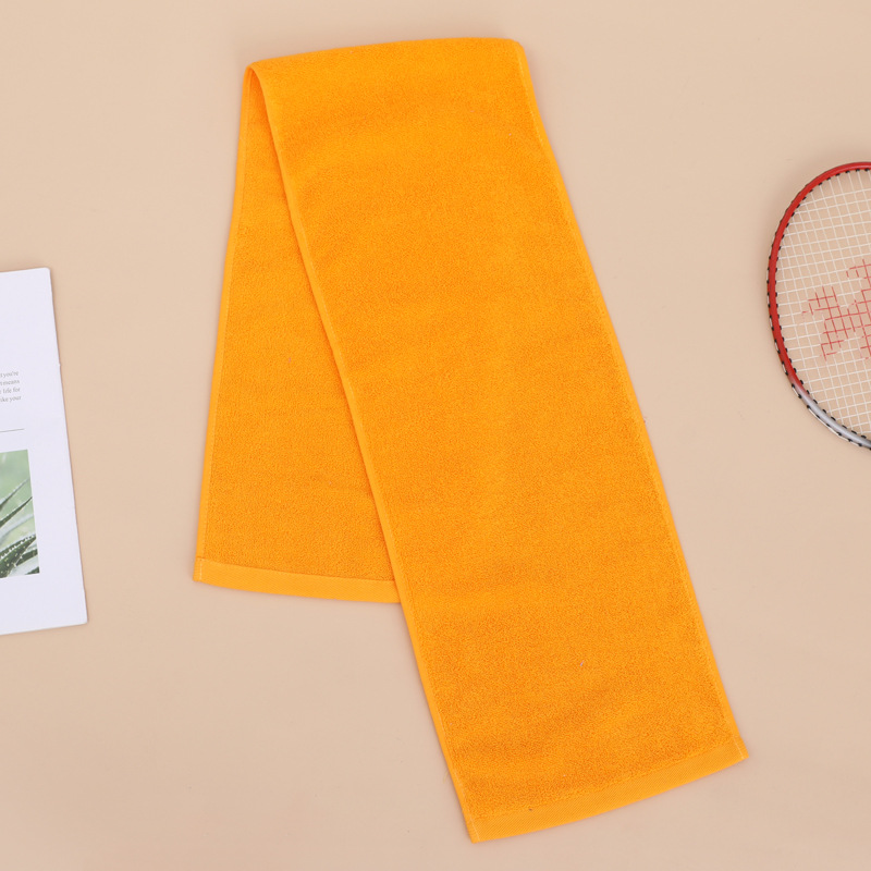 Picture of Cotton sports towel printed custom logo double-sided cotton 25*110cm sports towel hook outdoor sweat