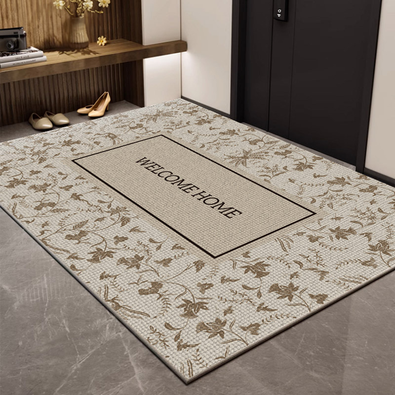 Picture of Entrance Floor Mat Entrance Door Entrance Floor Mat Home Non-Slip Soil Rubbing Carpet Light Luxury High-Level Dirty-Resistant Floor Mat