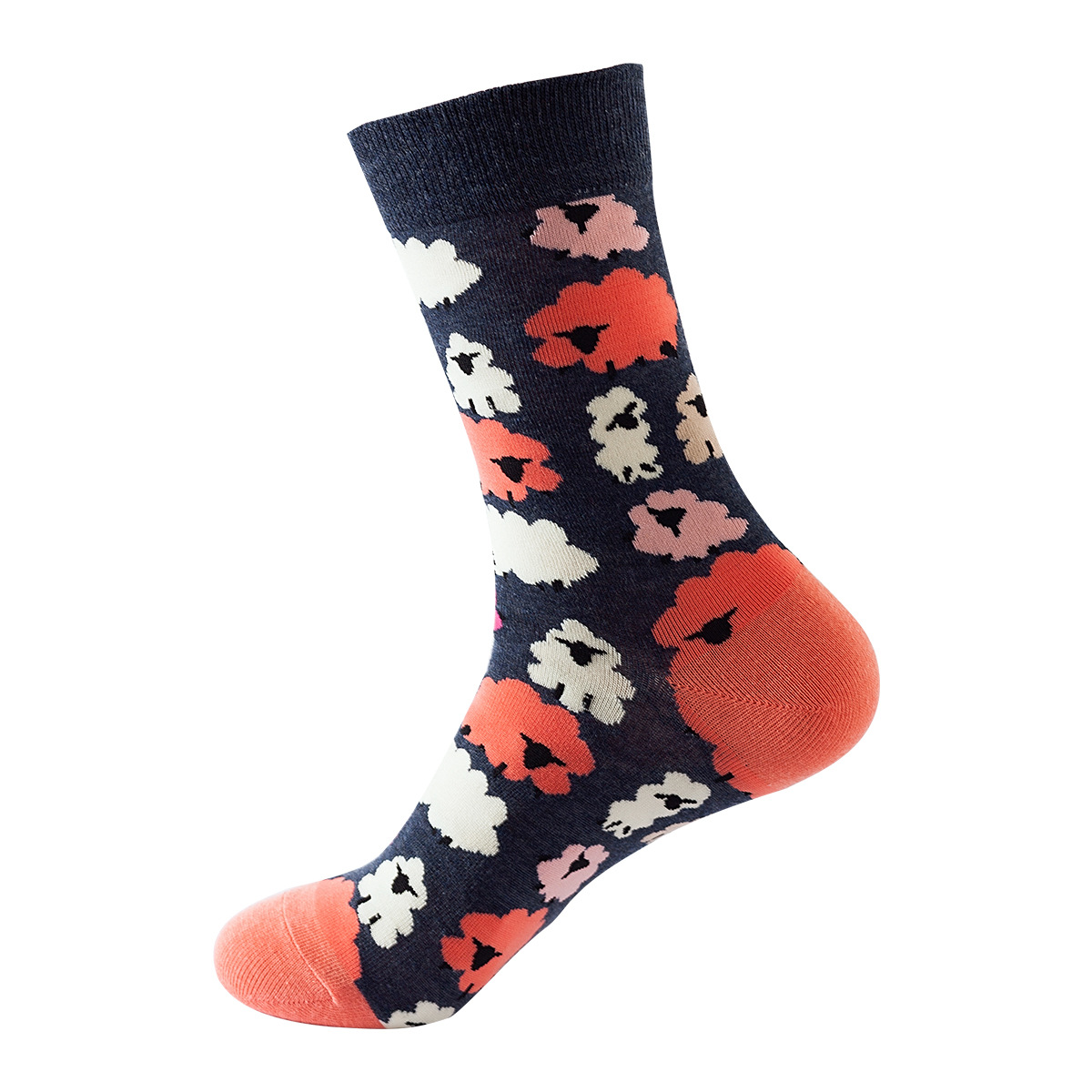 Picture of New Amazon Mid-Calf Socks for Men, Cotton, Women's European and American Ins Style Autumn and Winter Internet Celebrity Trendyy Socks Wholesale