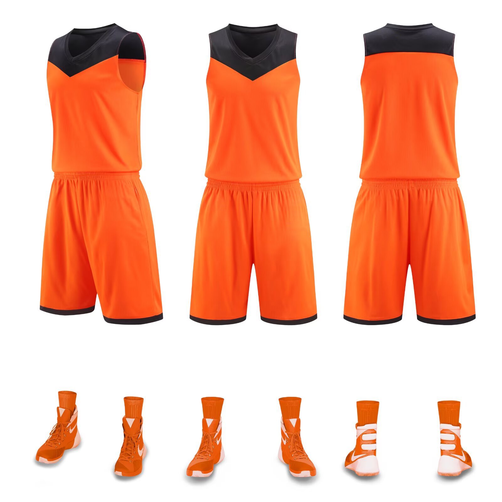 Picture of New in stock basketball uniform suit men's competition team uniform adult children training basketball uniform vest outdoor sports