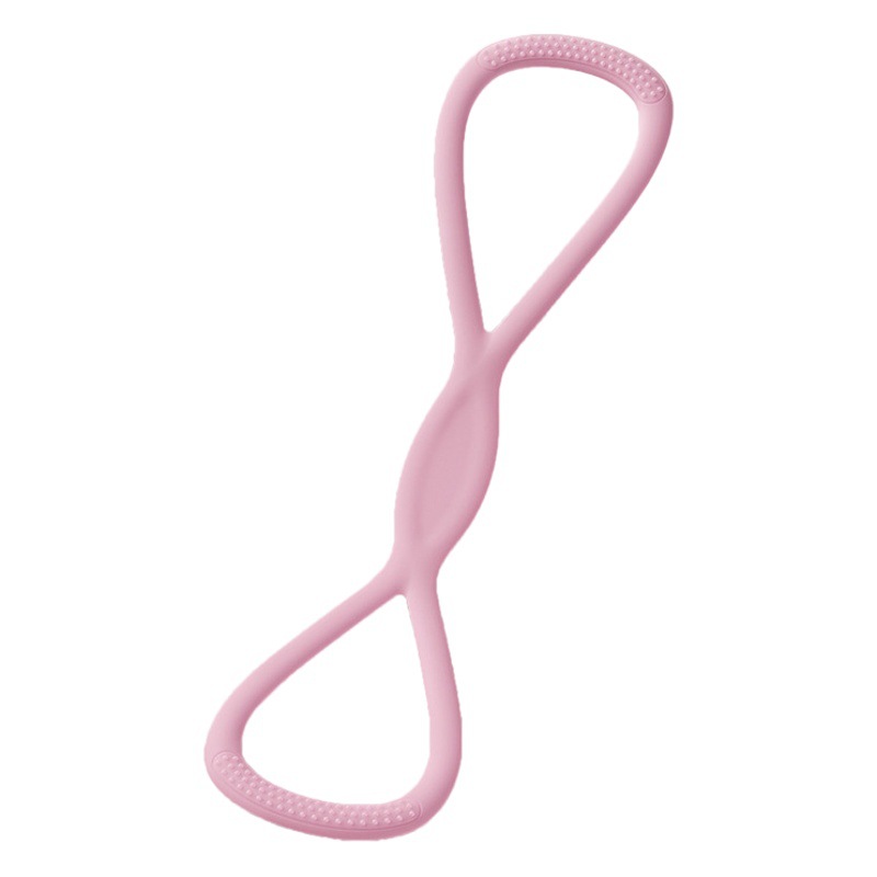 8-word tension device Women's sports yoga open shoulder chest expansion thin back shaping multi-functional high elastic silicone eight-word tension rope
