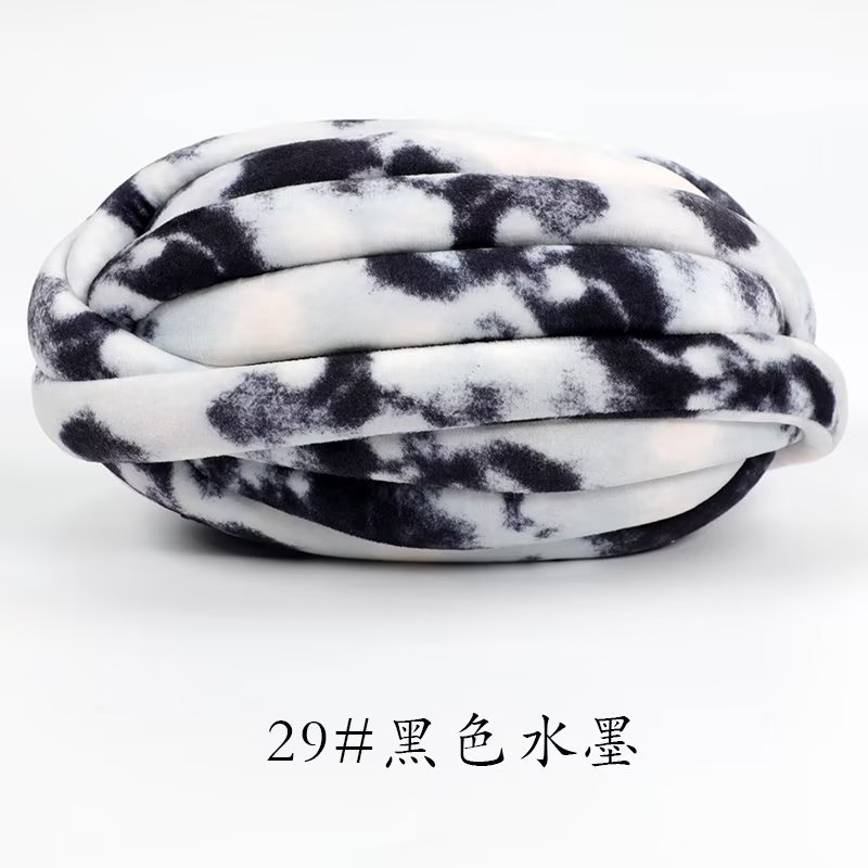 Picture of Filling heart cotton warm velvet cotton wool thick ice island wool diy hand-knitted hook blanket carpet blanket kennel cat nest cushion