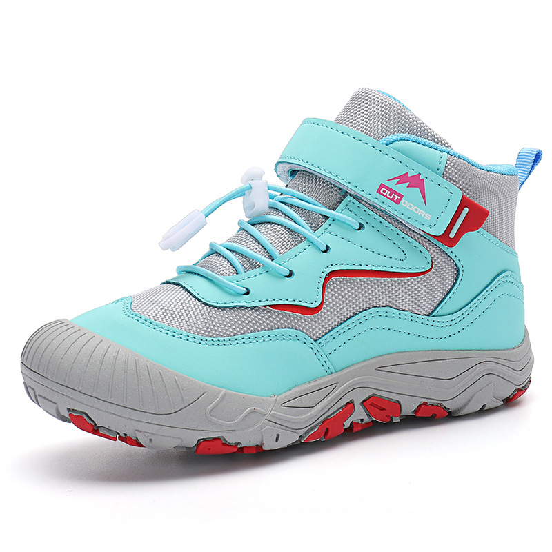 Picture of Cross-border Autumn and Spring New Casual Fashion Trend All-match Mid-help Outdoor Children's Mesh Shoes Casual Shoes Non-slip Children's Shoes