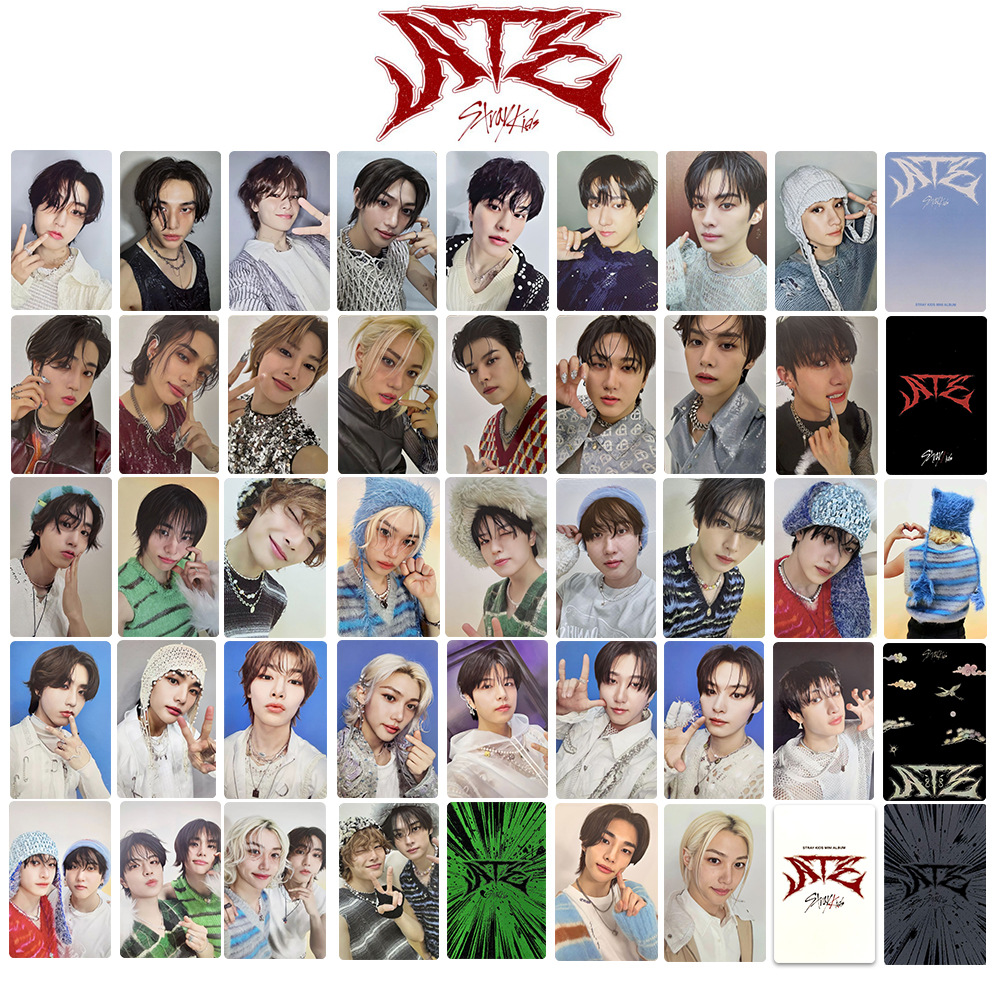 STRAYKIDS New Album ATE Cards JYP SHOP Special Code Cards Random Cards Chk Chk Limited Cards