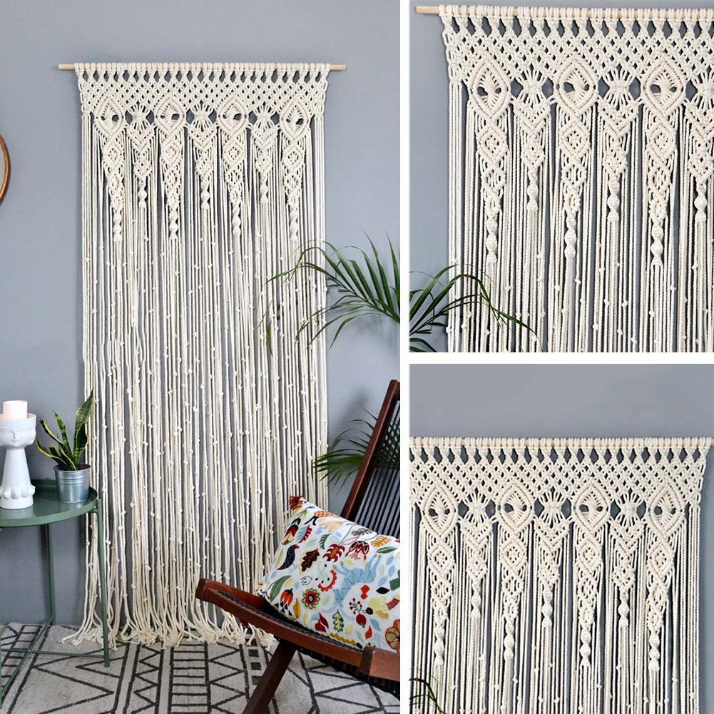 Picture of Finished woven tapestry door curtain partition curtain Bohemian tapestry wedding decoration photo props factory direct sales