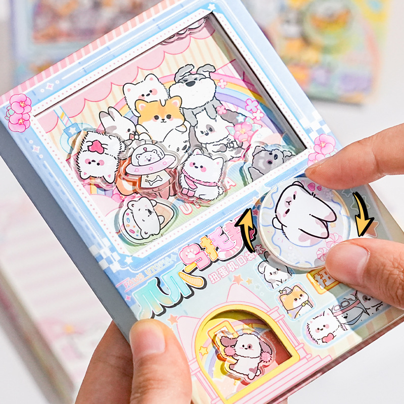 Zi Yi Claw Claw Utopia Gashapon Machine Pocket Pocket Pocket Pocket Pocket Pocket Pocket for Students Full Color