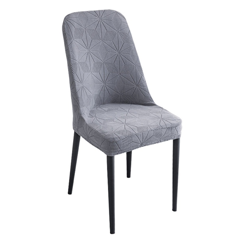 Modern Simple Decorative Small Curved Chair Cover Light Luxury Elastic Chair Cover Thickened Stool Chair Cover Cover Anti-cat Paw