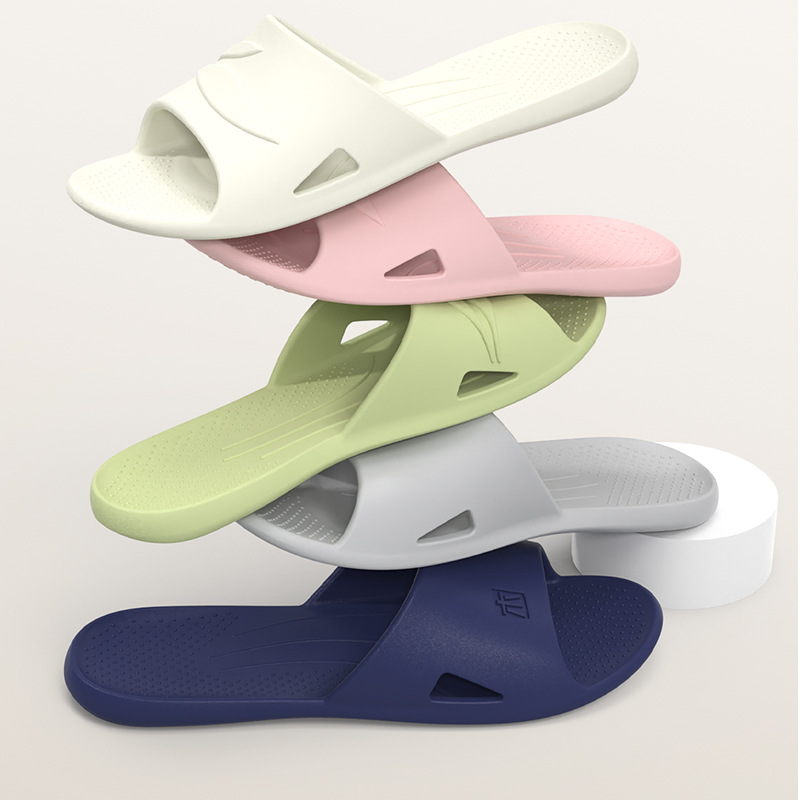 2023 New Slippers Women's Indoor Home Summer Portable Travel Slippers Bath Non-Slip Silent EVA Men's Sandals