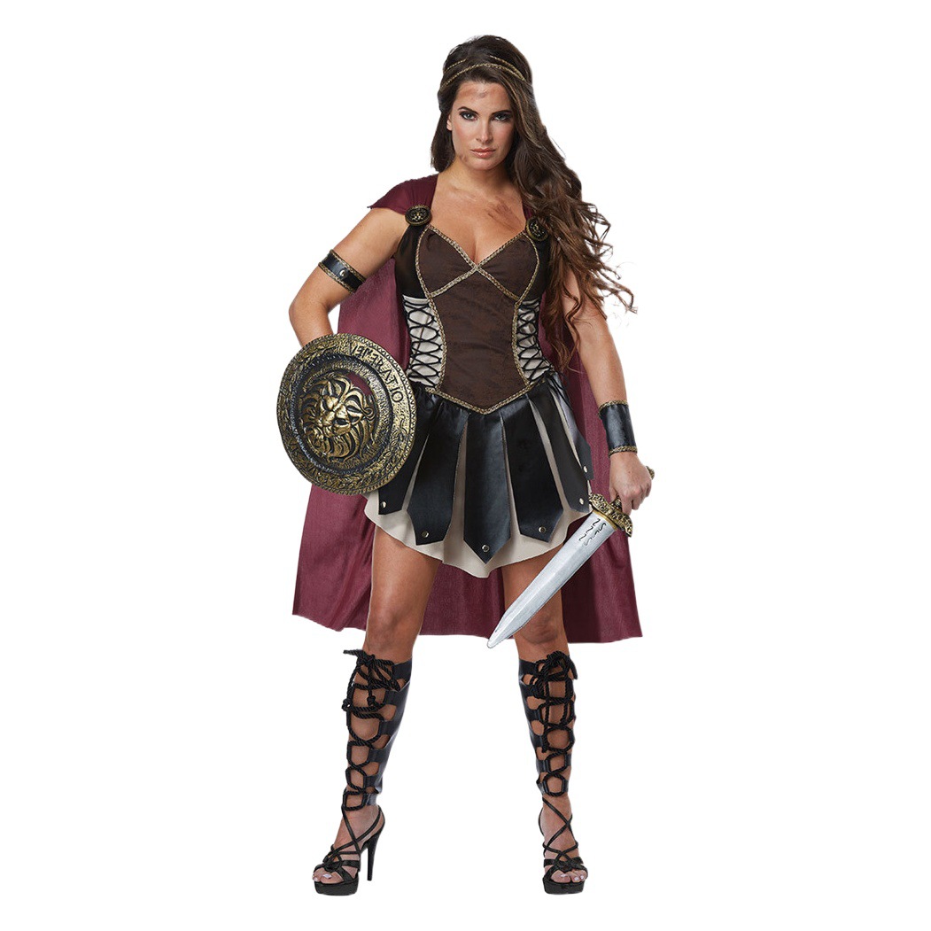 18721# Halloween Gladiator Uniform Spartan Mythical God of War Suit Ancient Greek Goddess Costume