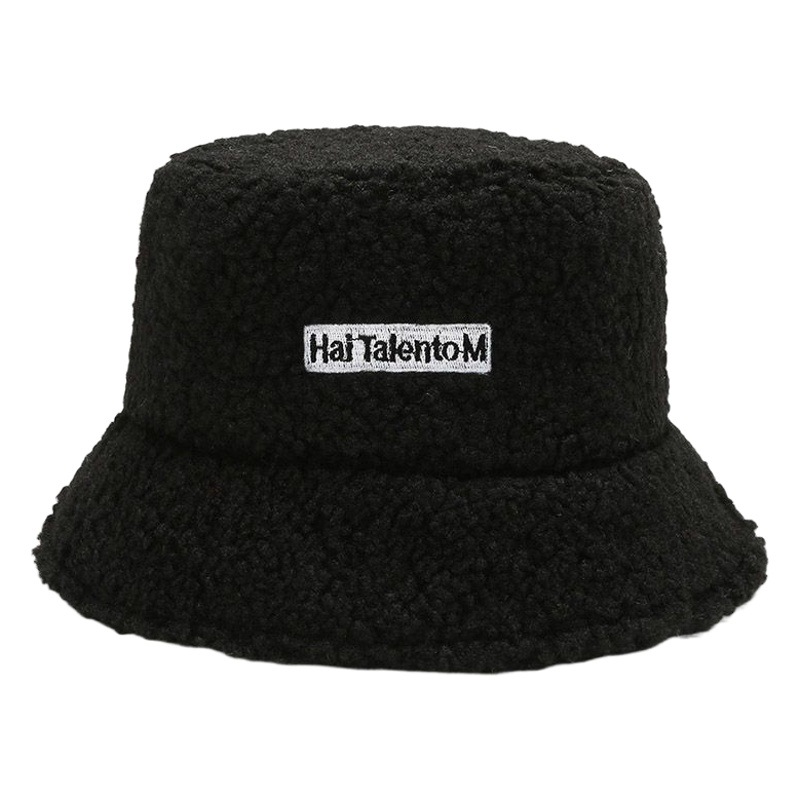 Internet Celebrant Lamb Plush Fisherman Hat Women's Autumn and Winter Korean Style Fashionable Face Small New Warm All-match Japanese Style Basin Hat