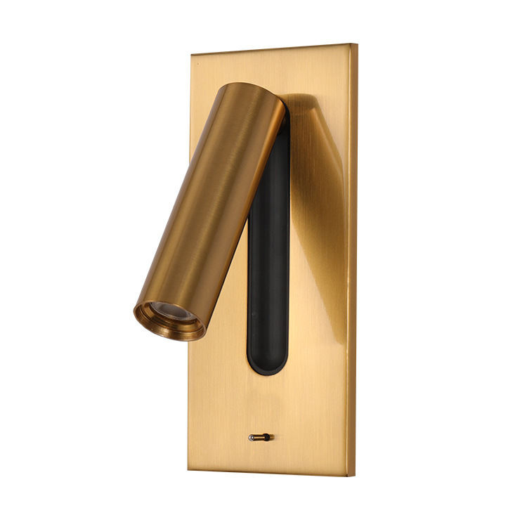 Picture of Cross-Border Engineering Hotel Reading Wall Lamp Embedded Wall-Mounted Lamp Bedroom Bedside Reading Wall Lamp High-End Switch