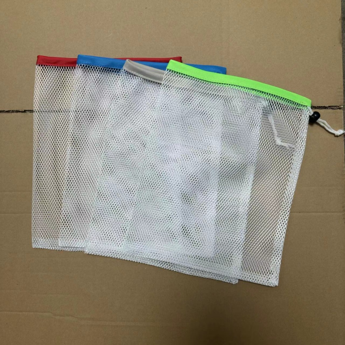 Baby toy storage bag children's building block puzzle organizing bag breathable visual drawstring drawstring bag factory wholesale