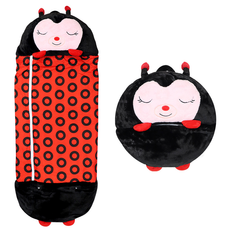 Picture of Cross-Border Children's Sleeping Bag Customized Cartoon Anti-Kicking Animal Sleeping Bag Amazon Quilted Anti-Kick Storage Sleeping Bag for Older Children