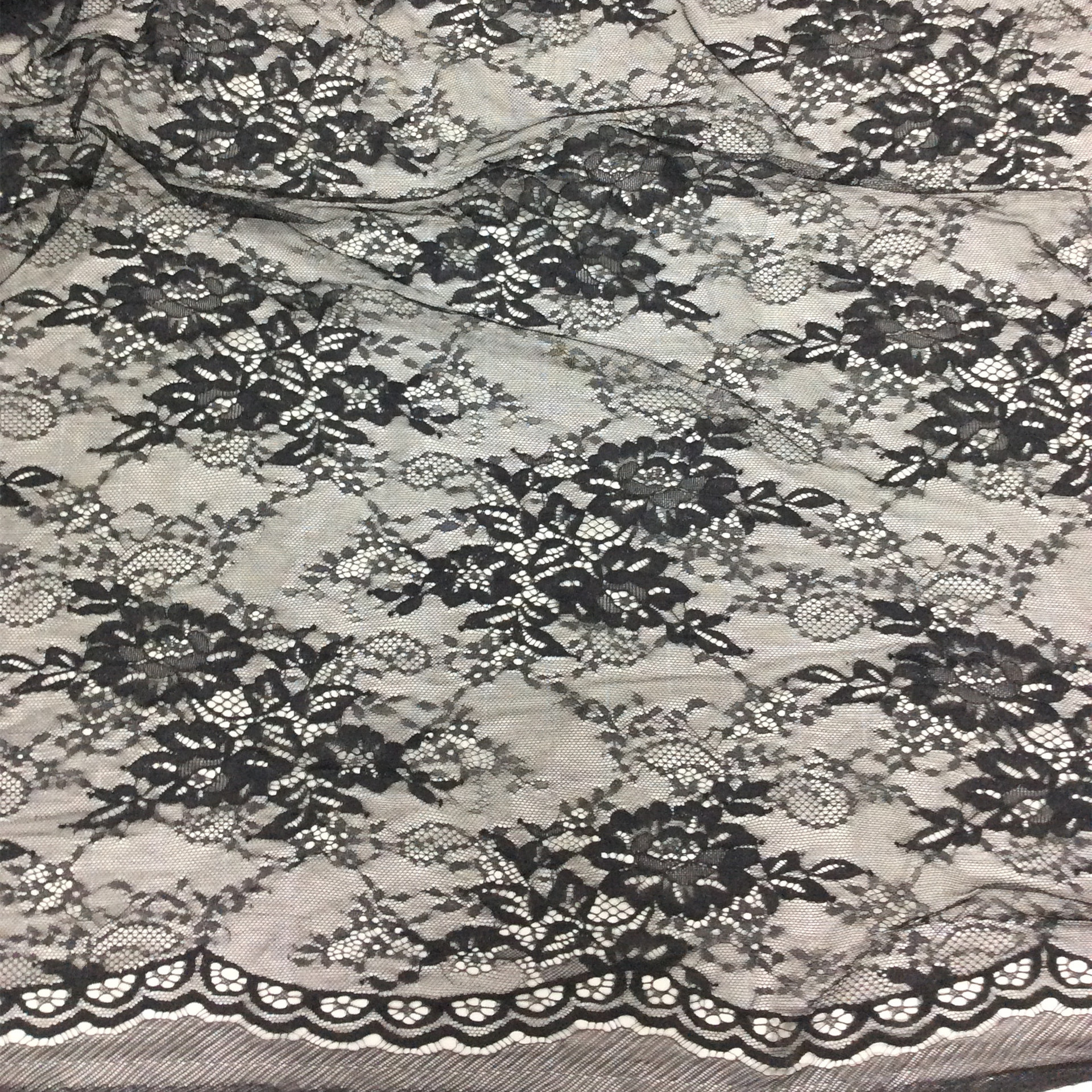 Nylon lace fabric thin mesh wheat ear flower clothing clothing handmade DIY accessories underwear blouse cloth in stock