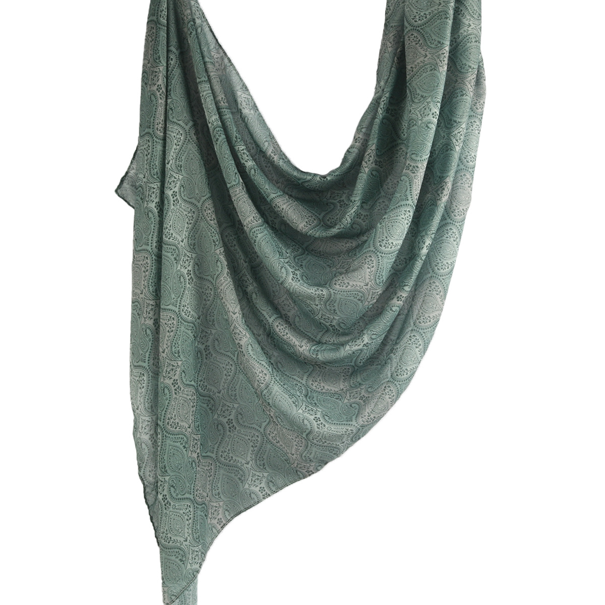 Picture of Best-Selling Watercolor Tie-Dye Cotton Scarf Arabian Satin Polyester Long Scarf Turkish Middle Eastern Scarf