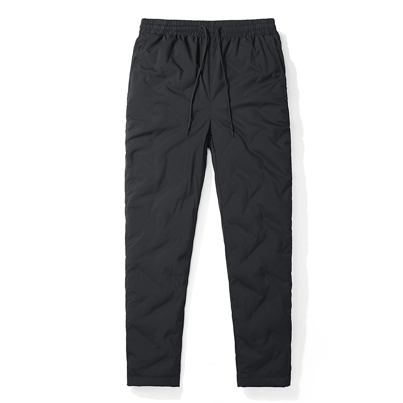 Picture of Fall/winter 21 new men's down pants straight tube toe warm threaded foot design windproof warm down pants