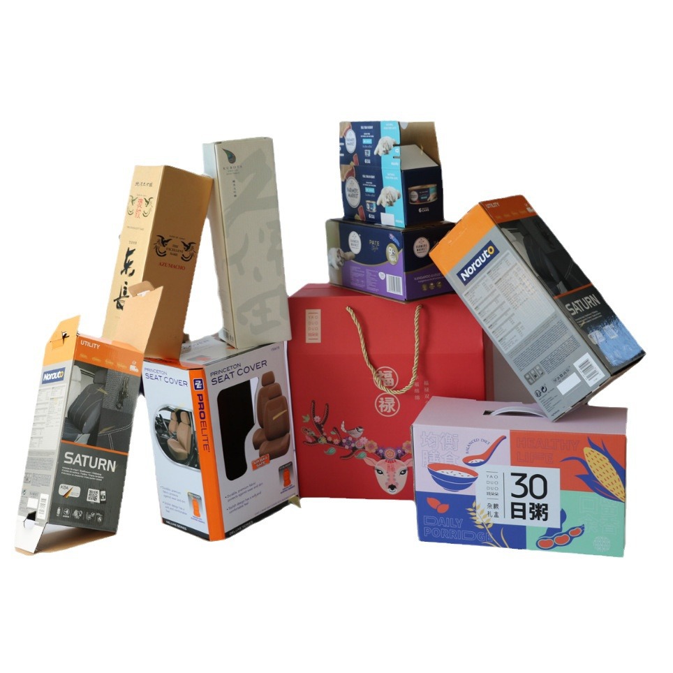 Picture of Customized Dragon Boat Festival 520 Valentine's Day Mother's Day Gift Box Heaven and Earth Cover Gift Box Gift Bag Handbag Customization