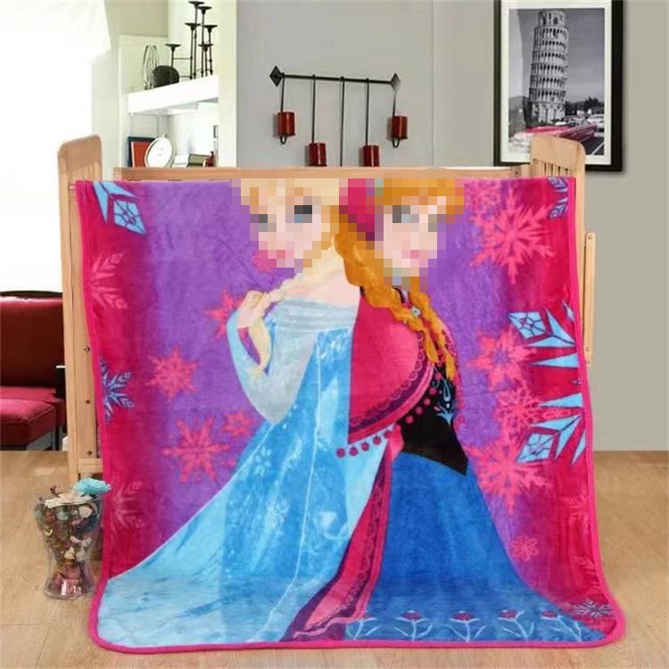 Picture of Children's Blanket Kindergarten Spring and Autumn Baby Coral Fleece Blanket Spring and Summer Single Layer Thin Blanket Office Nap