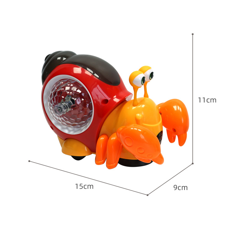 Picture of Electric Universal cartoon projection swing nodding snail car Music lighting stall popular children's toys wholesale