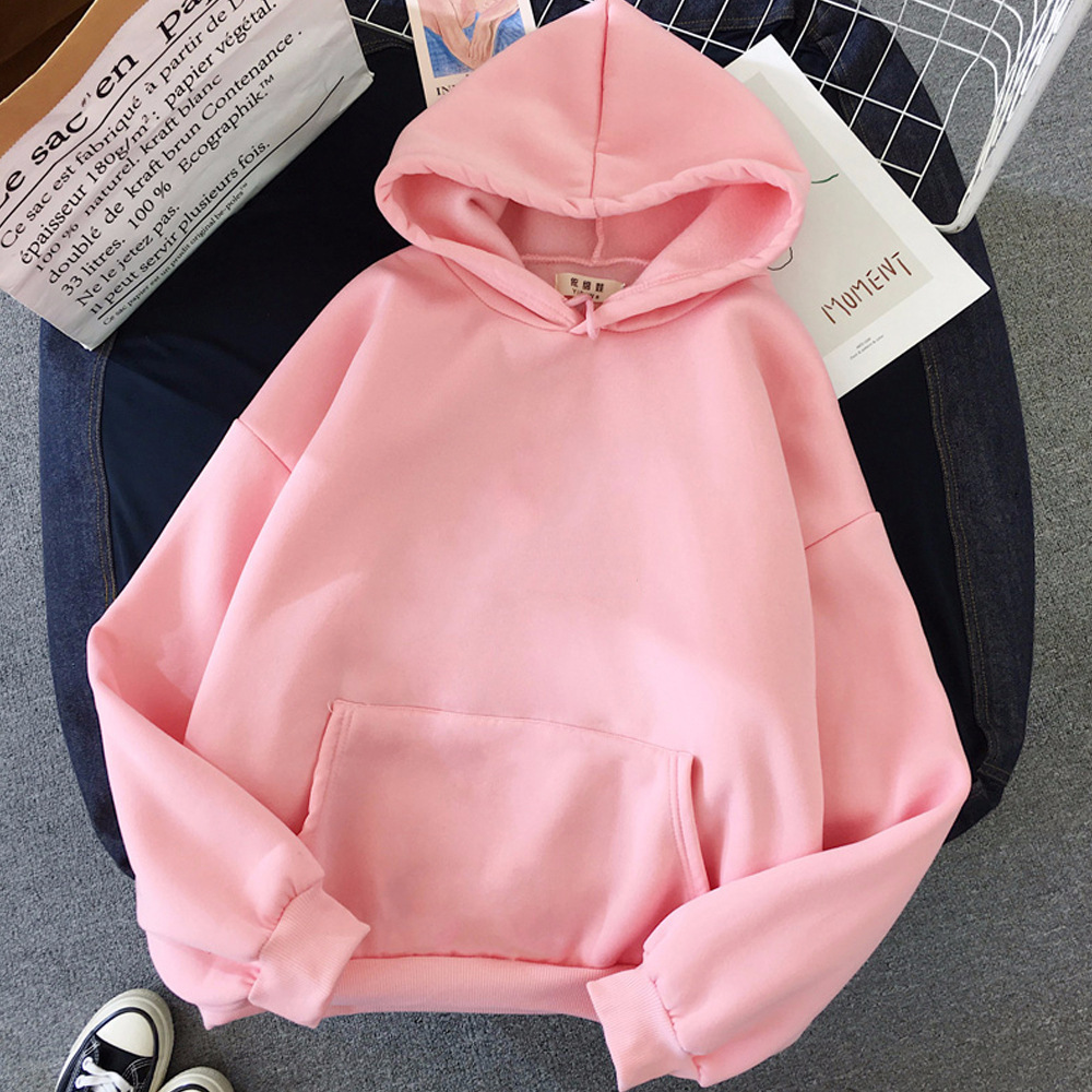 Picture of Cross-border 2021 Amazon ebayWISH Cross-border Independent eBay Women's Blank Solid Color Hoodie Sweater