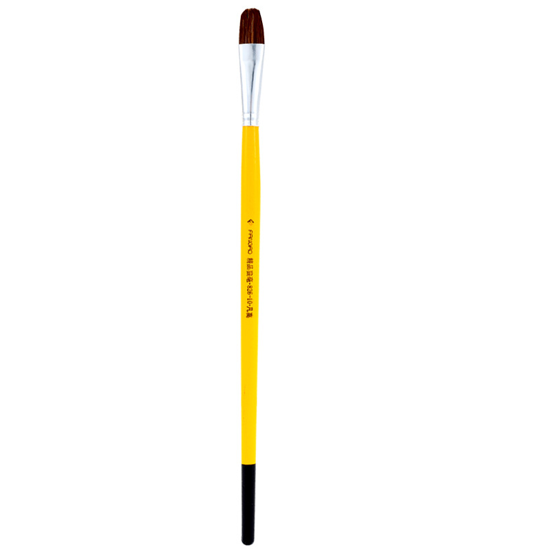 Picture of Wolf brush oil brush 6 sets of watercolor acrylic flat brush art painting tools gouache paint brush