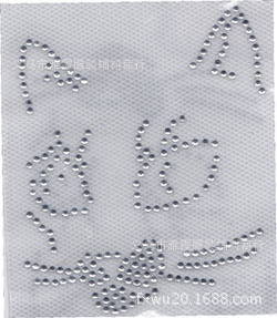 Picture of Hot drill plate cat Hot Map pattern hot drill hot map wholesale all kinds of flower-shaped hot map