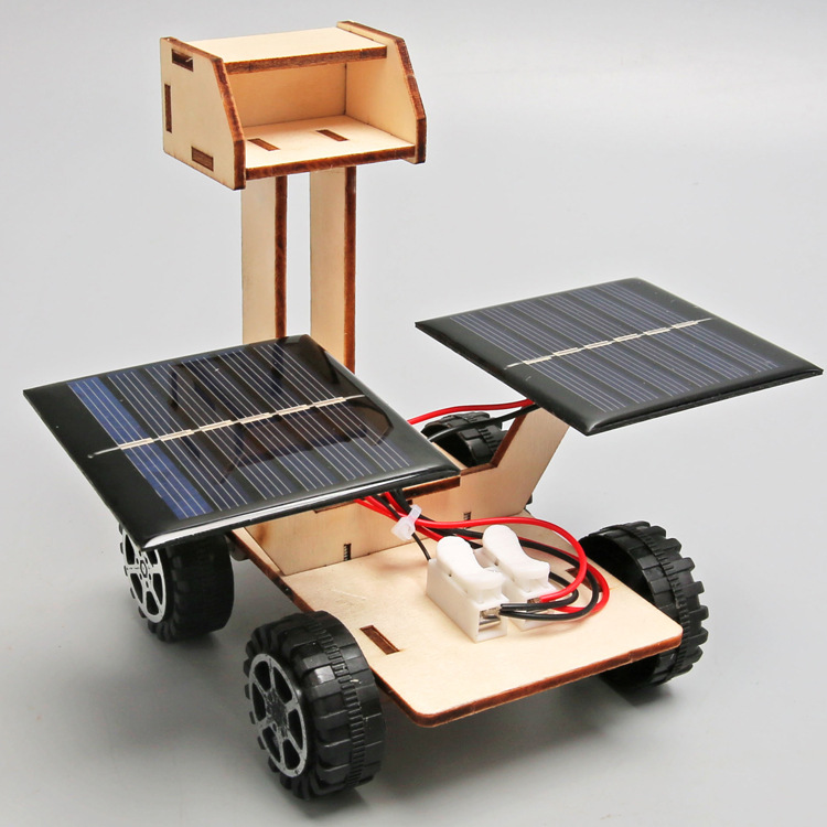 Picture of Children's Technology diy handmade small production moon exploration car solar toy car physical model scientific experiment