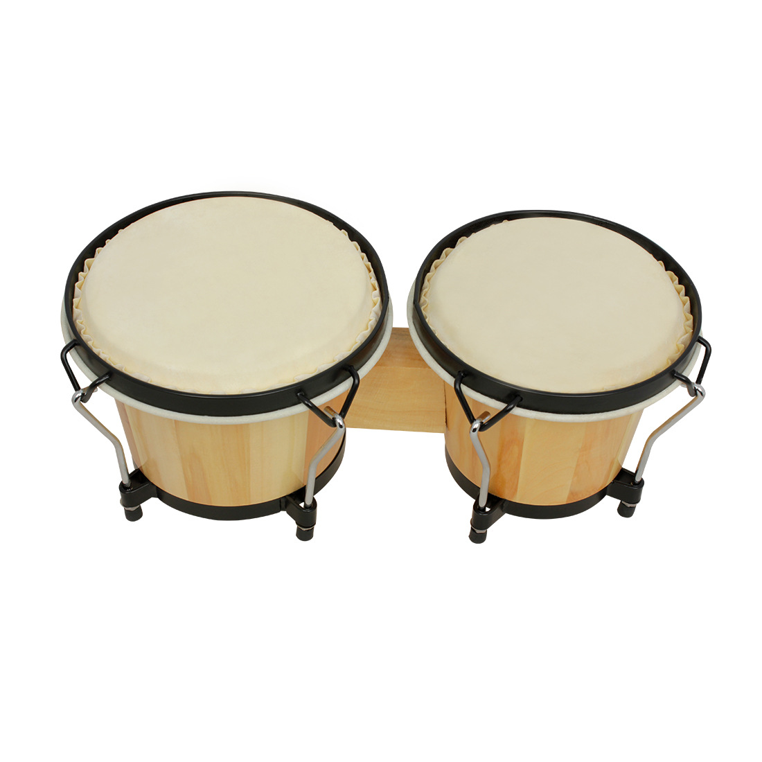 Log color bango drum 5.5 inch 6 inch conjoined drum tambourine bongo sheepskin drum percussion instrument tambourine suit