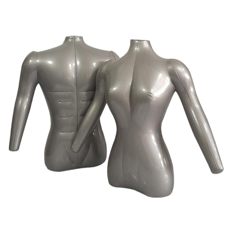Factory spot inflatable model pvc inflatable upper body mold men's clothing window display stand