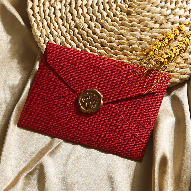 Picture of Letterhead Envelope Set Thickened linen Envelope Handwritten Love Letters for Male Girlfriend to Confess Birthday Greeting Card Exquisite Letterhead