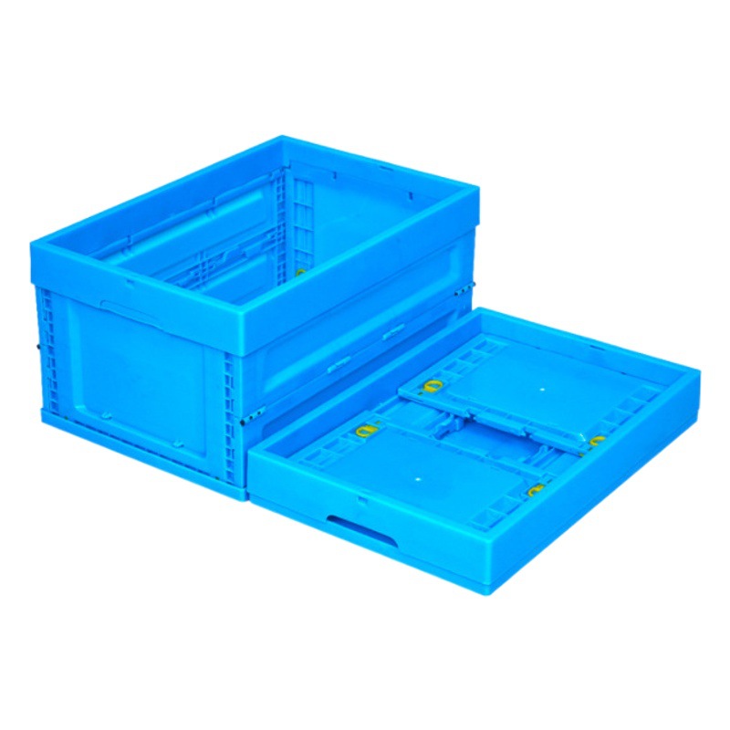 600-300 plastic folding box large storage finishing plastic turnover box storage food packaging folding box