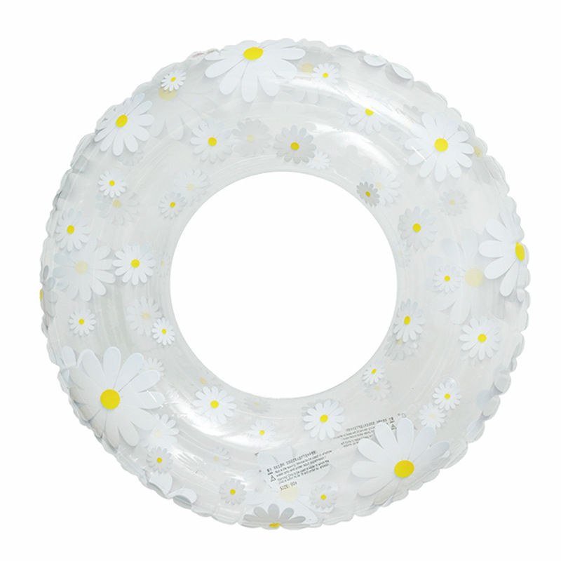 Picture of Factory wholesale thickened children's striped adult swimming ring inflatable underarm ring net red floating ring double airbag swimming ring