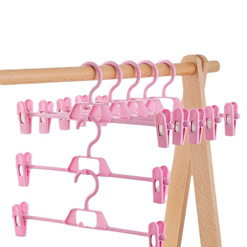Picture of Trouser Rack Household Trouser Clip Seamless Clip Wardrobe Hanging Pants Storage Artifact Multifunctional Hanger for Underwear