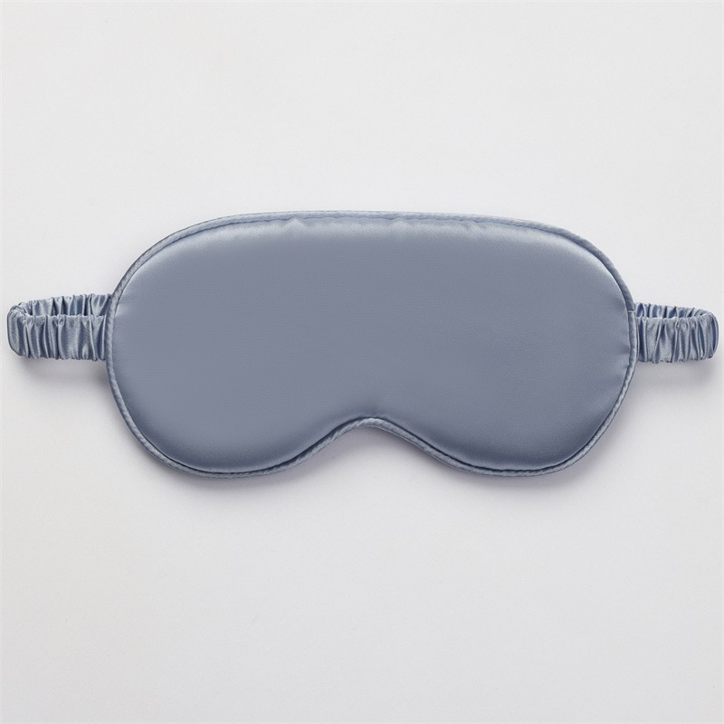 Picture of New double-sided artificial silk eye mask sleep elastic travel lunch break eye mask printed aviation eye mask wholesale