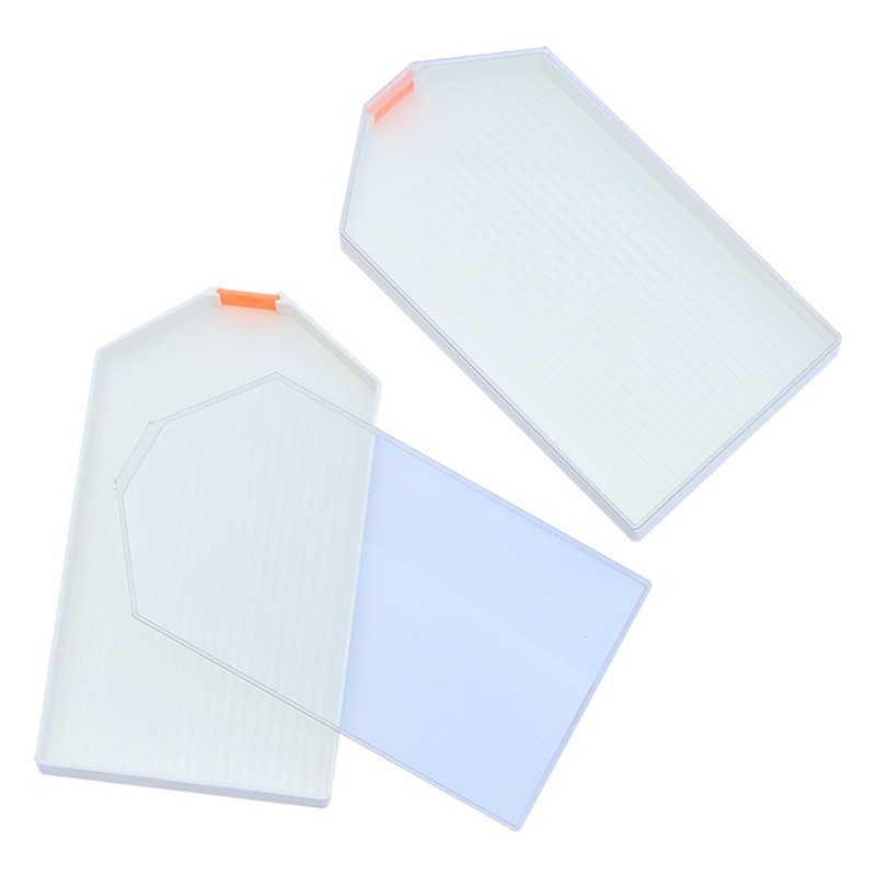 Diamond painting turn drill plate with cover drill plate DIY new stick drill tool square drill round drill flip storage plate set