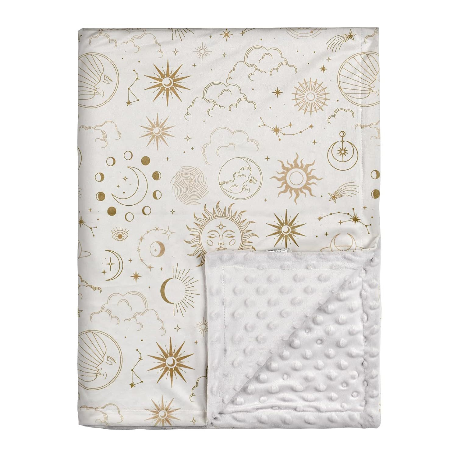 Picture of Cross-border Double-layer Bean Blanket Blanket Children's Nap Blanket Air Conditioning Cover Crystal Velvet Bubble Blanket