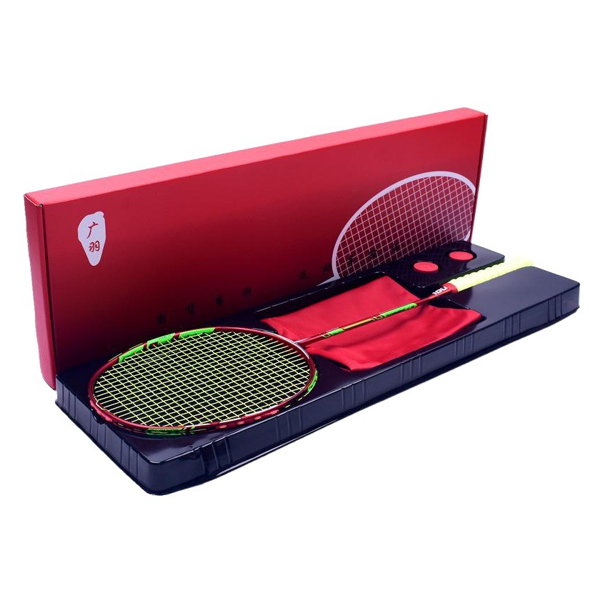 Guangyu Tiansheng Lightweight 10U Badminton Racket Full Carbon Adult Special Badminton Racket Single Shot Home Training Racket