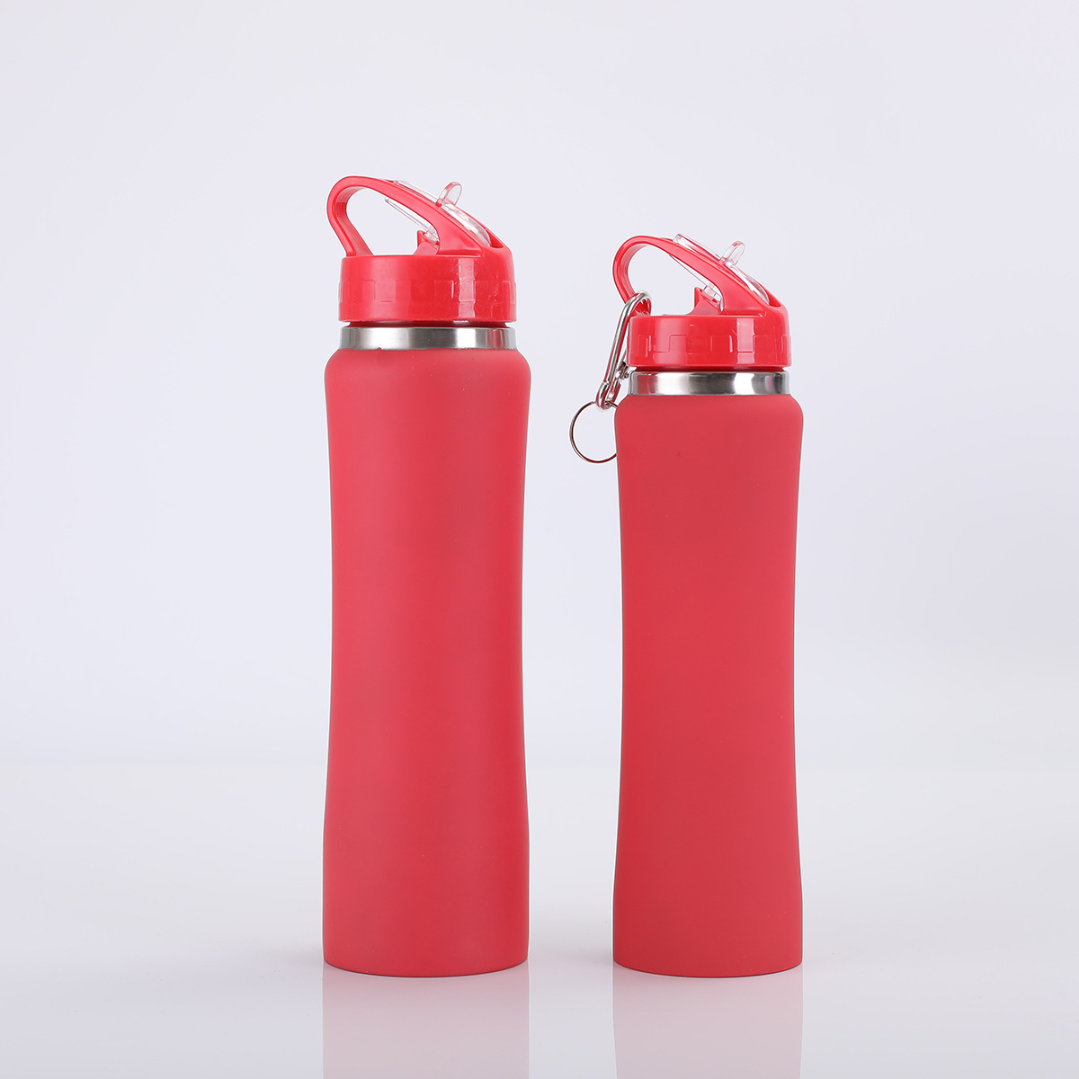 Picture of Cross-border 304 stainless steel straw accompanying cup small waist large capacity thermos cup outdoor portable sports kettle