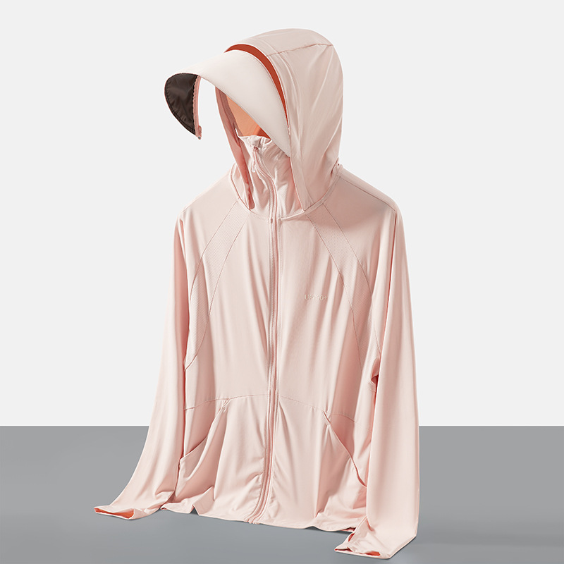 Ice Silk Sun Protection Clothing for Men and Women 2025 Summer Thin Upf50+ Cardigan Sun Protection Clothing Anti-Uv Cover-Up