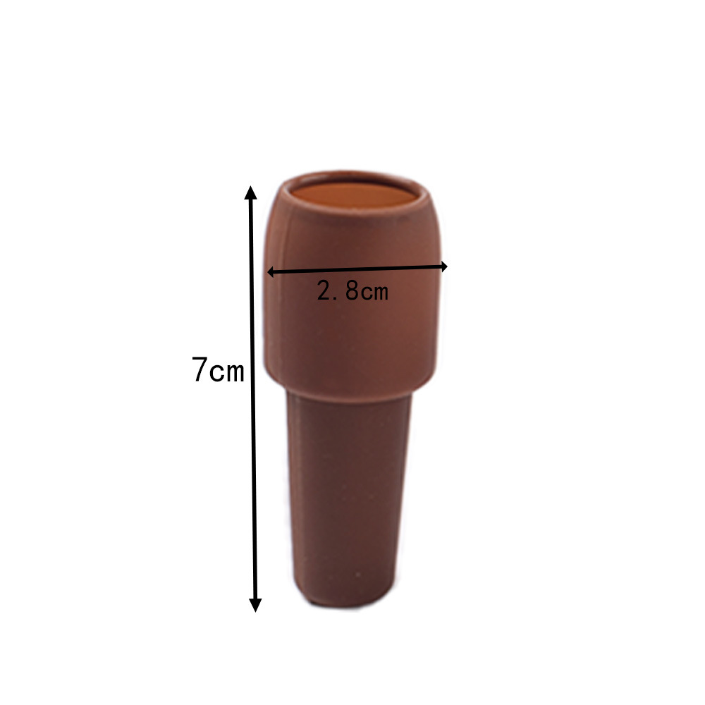 Picture of Universal Handles Wine Cork Soft Silicone Wine Cork Champagne Cork Double Sealing Anti-shedding Bottle Cork Wine Sealer