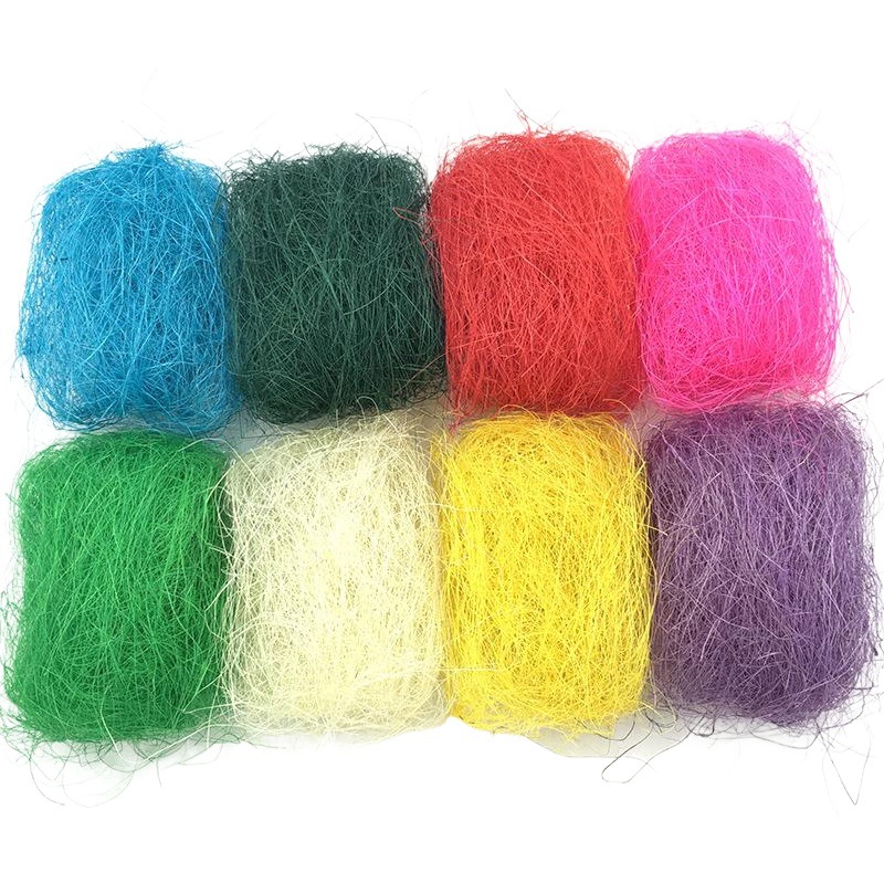 Rafi Grass Hemp 100g factory wholesale Easter decoration eternal flower gift box decoration filler