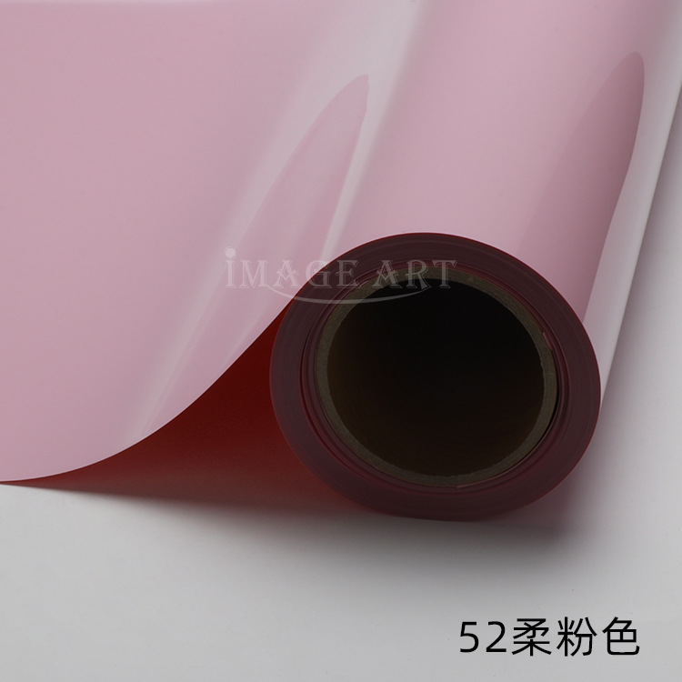 Picture of PU thermal transfer engraving film logo printing ordinary color engraving hot stamping film clothing T-shirt hot stamping film whole roll