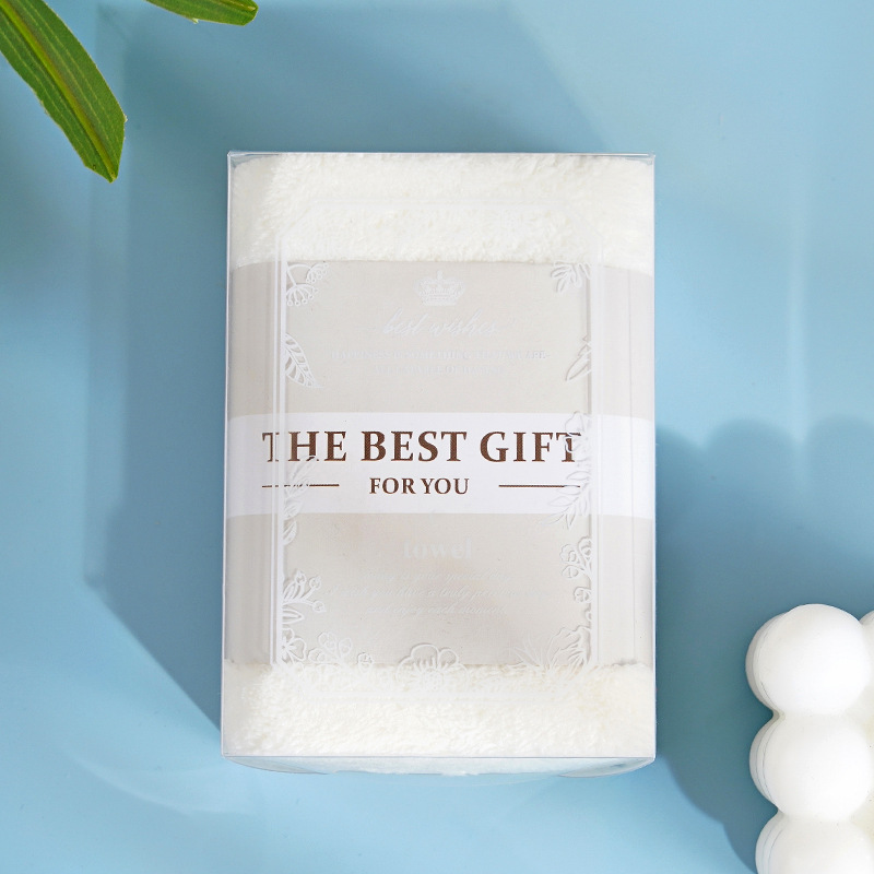 Picture of Bear Towel Companion Gift Box Wedding Return Gift Wedding Company Event Gift Gift Wholesale Coral Velvet Gift Box