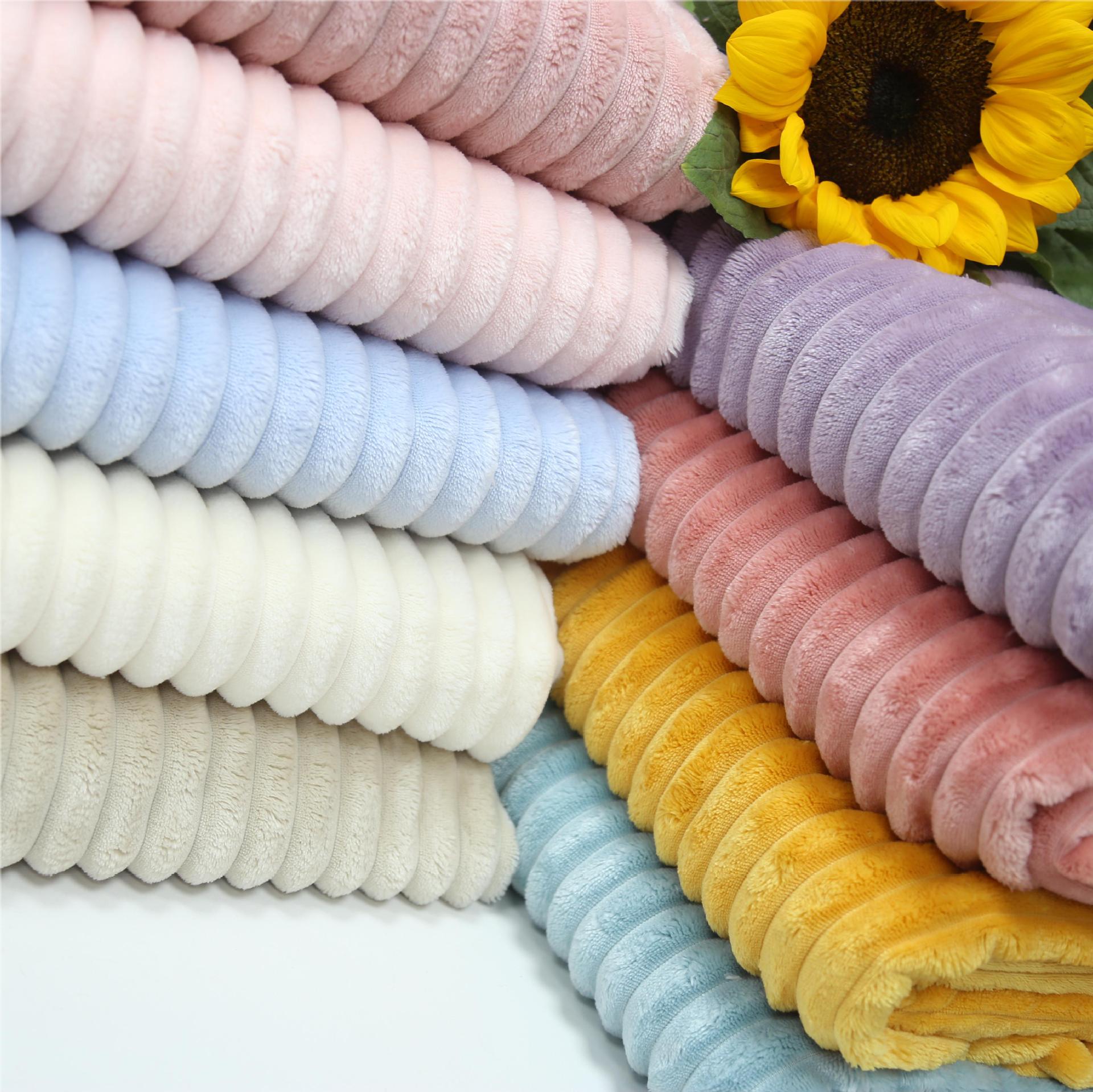 Flannel fabric single flannel coral fleece Arctic fleece 10*10 plush fabric fabric