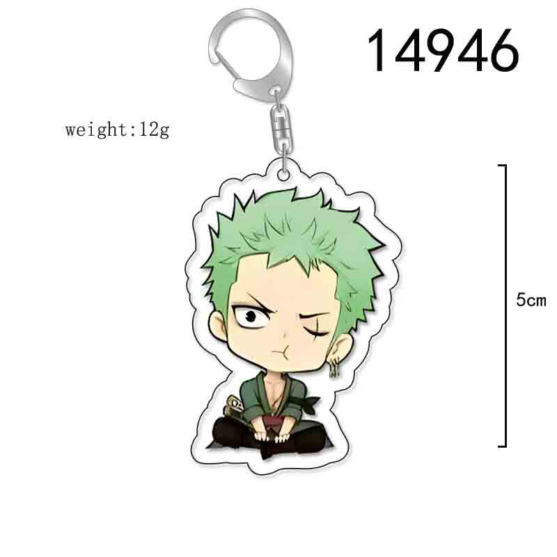 Picture of Cartoon hang one piece peripheral acrylic keychain pendant lufeiqiao barosolon esanzhi Sabo