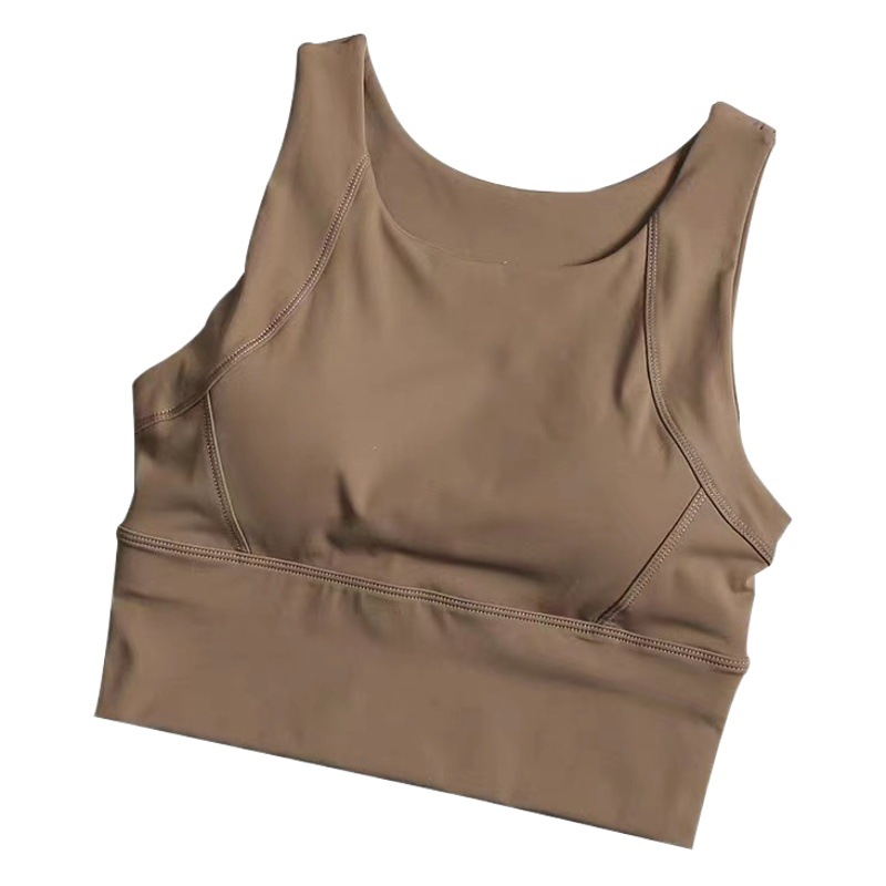 2025 Cross-Border High-Intensity Shock-Proof Sports Bra for Women Running Quick-Drying Fitness Yoga Wear Bra All-In-One Cup