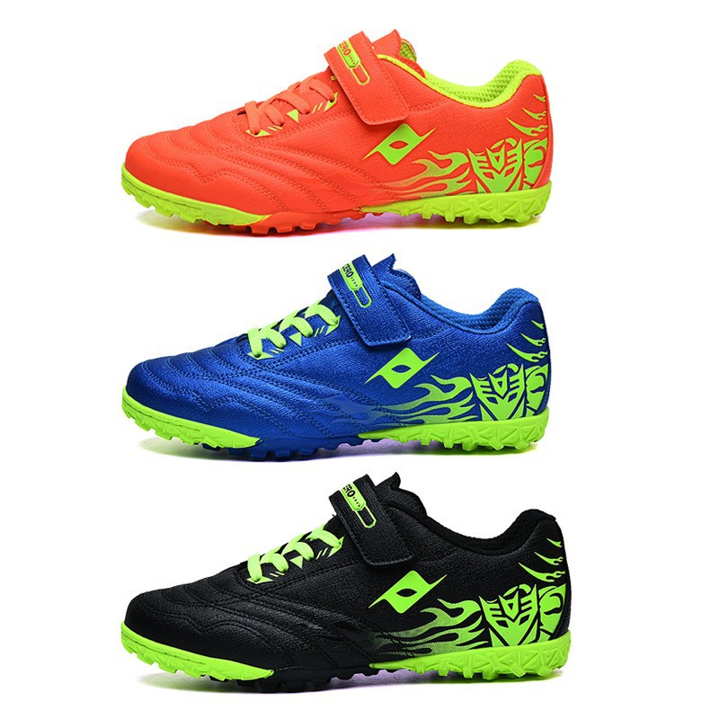 Cross-border Youth Football Shoes Men's Broken Nails Children's Student Football Shoes Velcro sneaker Soccer Training for Boys