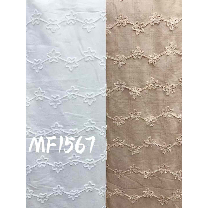 Xiaojun Textile Computer Mesh Embroidered Printed Fabric Fashion Fabric Children's Wear Fabric Dress Hanfu Fabric