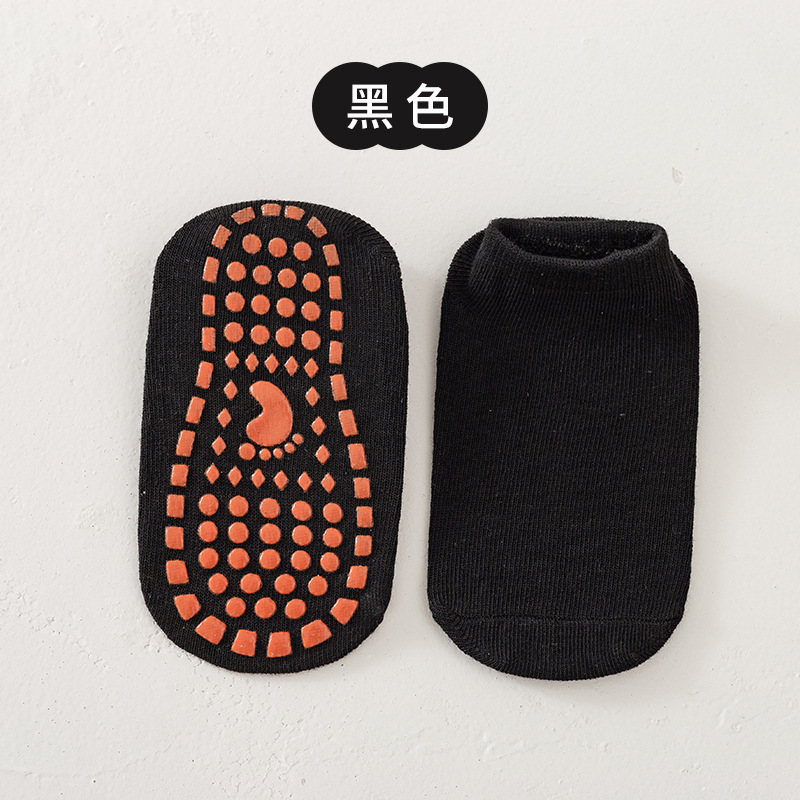 Picture of Children's Short-Tube Non-Slip Socks, Playground Yoga Socks, Summer Adult Sports Sweat-Absorbent Trampoline Disposable Socks Wholesale