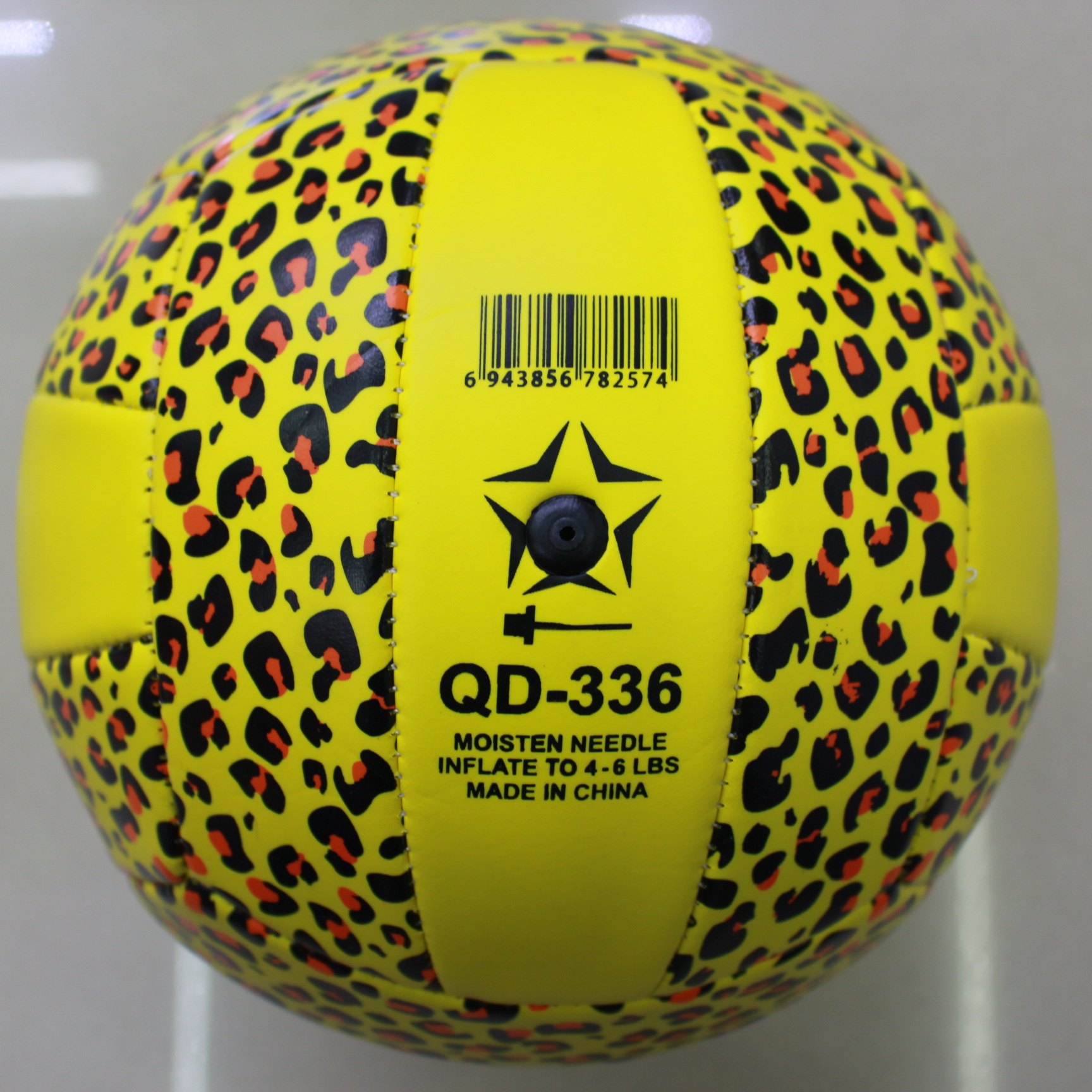 Picture of No. 5 Leopard Print Volleyball High-Foam Soft Volleyball for High School Entrance Examination Professional Standard Competition Can Be Made to Order and Can Be Shipped on Behalf of Others